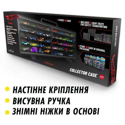 Большой портативный кейс для коллекции машинок Hot Wheels, Mattel (33638) / Игрушечный транспорт № 9 Kids Republic Большой портативный кейс для коллекции машинок Hot Wheels, Mattel (33638) / Игрушечный транспорт № 9