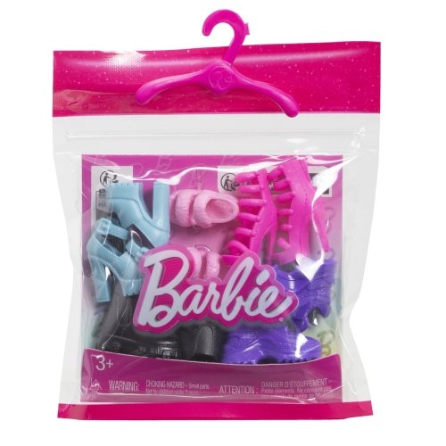 Набор из 5 пар стильной обуви Barbie, Mattel (21370) / Куклы № 2 Kids Republic Набор из 5 пар стильной обуви Barbie, Mattel (21370) / Куклы № 2