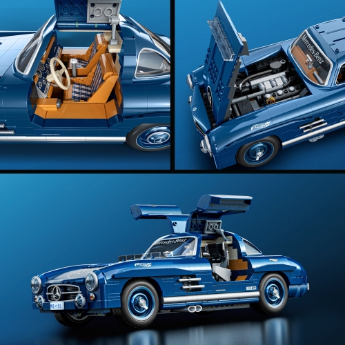 Premium construction car Mercedez-Benz 300 SL Mattel Brick Shop, Mattel (21899) / Toy Transport № 5