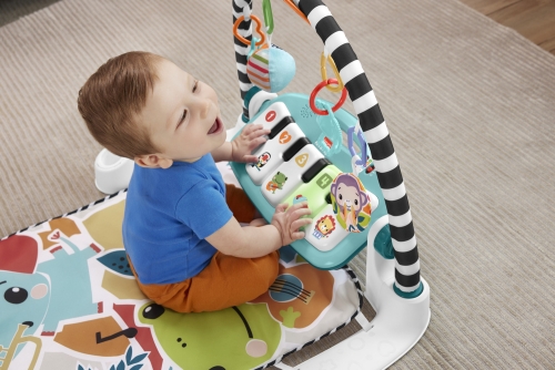 Коврик-игровой центр голубой Нажимай и играй с технологией Smart Stages (англ.) Fisher-Price, Mattel (HWY58) / Коврики развивающие № 8 Kids Republic Коврик-игровой центр голубой Нажимай и играй с технологией Smart Stages (англ.) Fisher-Price, Mattel (HWY58) / Коврики развивающие № 8