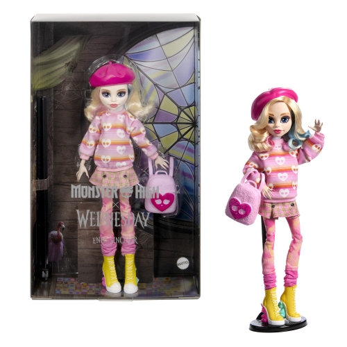 Enid Collectible Doll, Monster High X Wednesday, Mattel (30549) / Dolls № 7