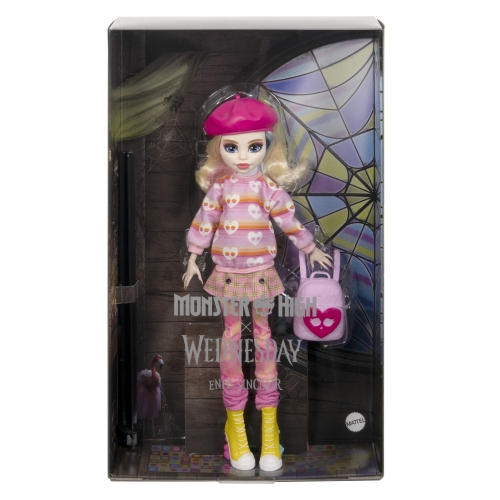 Enid Collectible Doll, Monster High X Wednesday, Mattel (30549) / Dolls № 8
