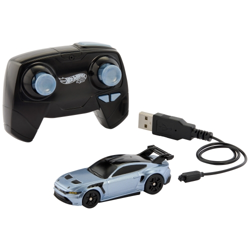 Машинка 1:64 на радиоуправлении Ford Mustang GTD HOT WHEELS®, Mattel (60126) / Игрушечный транспорт № 4 Kids Republic Машинка 1:64 на радиоуправлении Ford Mustang GTD HOT WHEELS®, Mattel (60126) / Игрушечный транспорт № 4