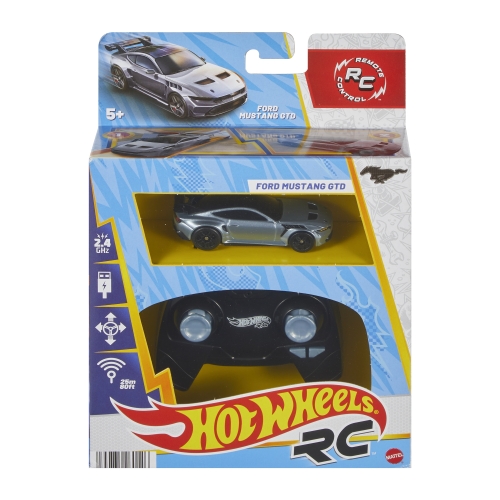 Машинка 1:64 на радиоуправлении Ford Mustang GTD HOT WHEELS®, Mattel (60126) / Игрушечный транспорт № 7 Kids Republic Машинка 1:64 на радиоуправлении Ford Mustang GTD HOT WHEELS®, Mattel (60126) / Игрушечный транспорт № 7