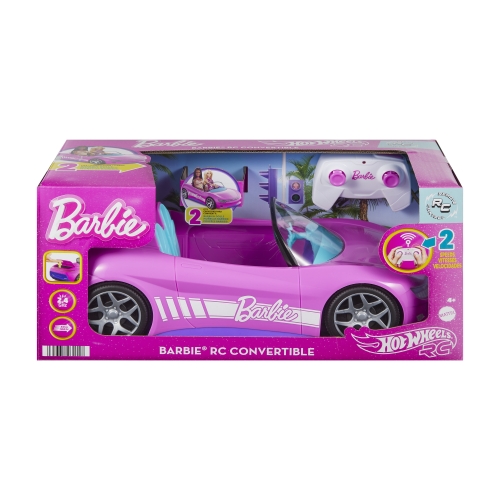 Кабриолет для BARBIE® на дистанционном управлении HOT WHEELS®, Mattel (60157) / Игрушечный транспорт № 10 Kids Republic Кабриолет для BARBIE® на дистанционном управлении HOT WHEELS®, Mattel (60157) / Игрушечный транспорт № 10