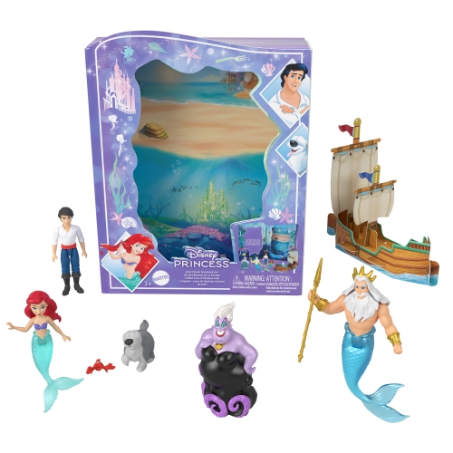 Mini-set Sea Story based on the movie The Little Mermaid Disney Princess, Mattel (63370) / Dolls № 5 Kids Republic Mini-set Sea Story based on the movie The Little Mermaid Disney Princess, Mattel (63370) / Dolls № 5
