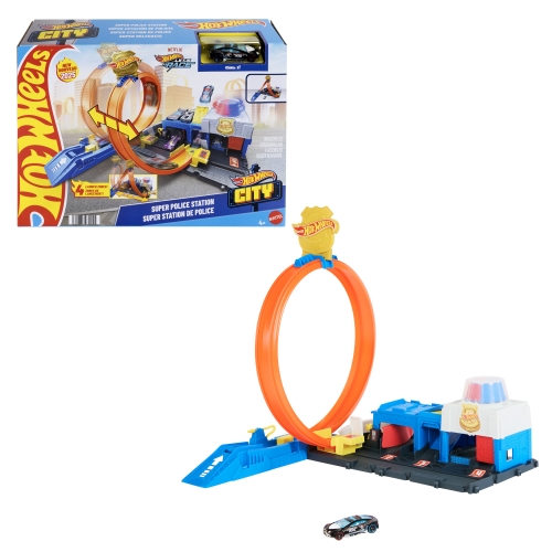 Игровой набор Суперполицейский участок Hot Wheels, Mattel (64155) / Игровые наборы № 6 Kids Republic Игровой набор Суперполицейский участок Hot Wheels, Mattel (64155) / Игровые наборы № 6