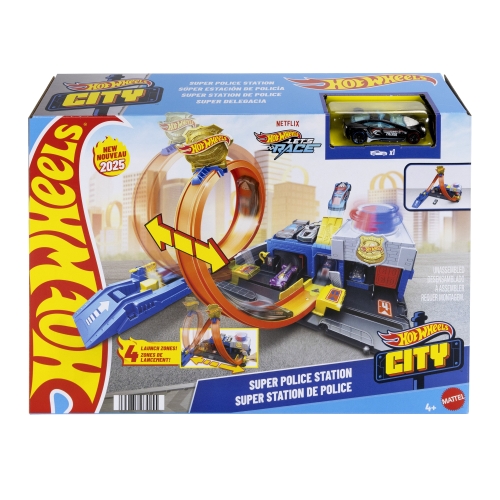 Игровой набор Суперполицейский участок Hot Wheels, Mattel (64155) / Игровые наборы № 7 Kids Republic Игровой набор Суперполицейский участок Hot Wheels, Mattel (64155) / Игровые наборы № 7