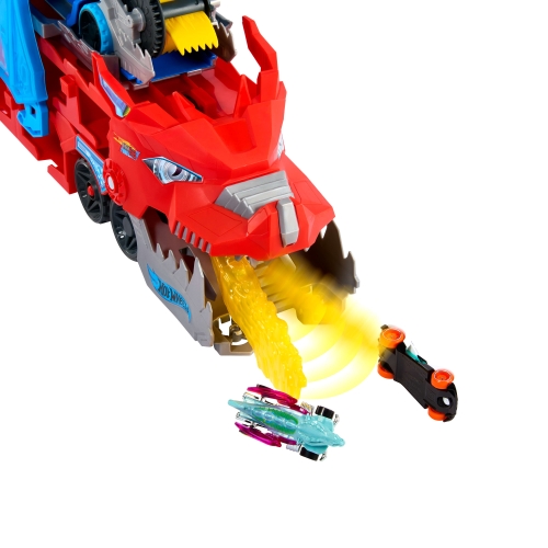 Транспортер-трансформер «Два дракона» Hot Wheels, Mattel (64179) / Игрушечный транспорт № 5