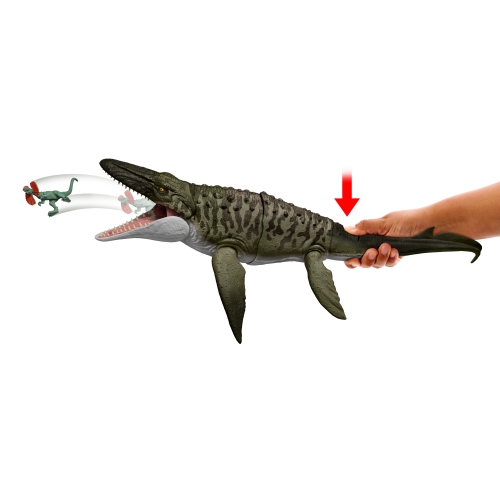 Interactive dinosaur figure Mosasaur Jaw Trap from the movie Jurassic World, Mattel (70620) / Figures № 3