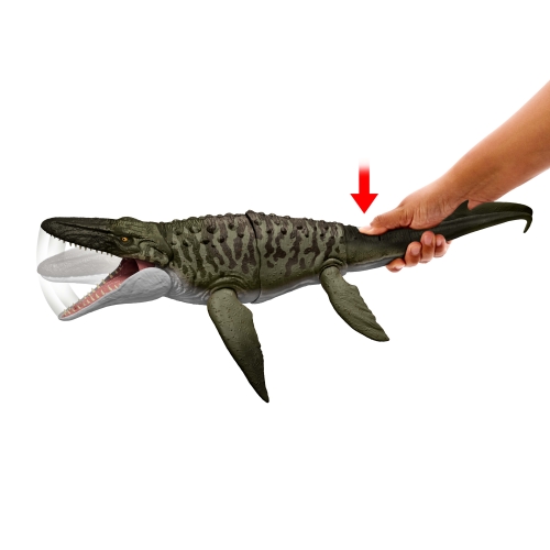 Interactive dinosaur figure Mosasaur Jaw Trap from the movie Jurassic World, Mattel (70620) / Figures № 5