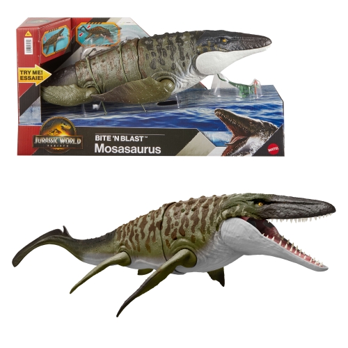 Interactive dinosaur figure Mosasaur Jaw Trap from the movie Jurassic World, Mattel (70620) / Figures № 6
