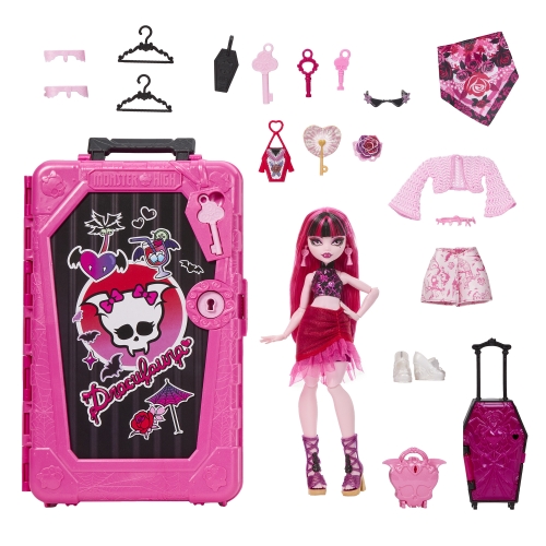 Monster High Draculauras Horror Secrets Surprise Set, Nightmare Vacation Series, Mattel (89042) / Dolls № 9 Kids Republic Monster High Draculauras Horror Secrets Surprise Set, Nightmare Vacation Series, Mattel (89042) / Dolls № 9