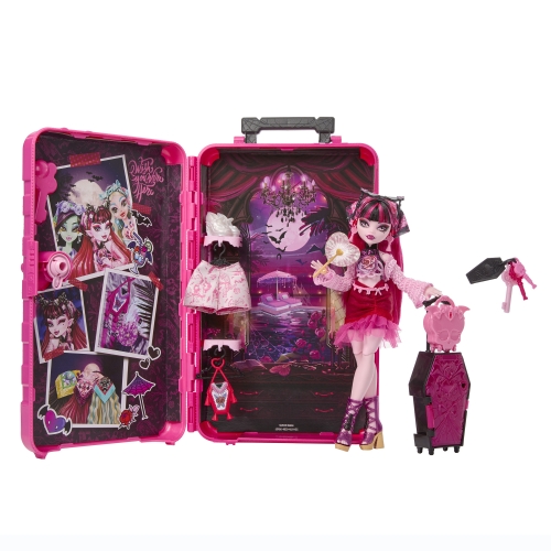 Monster High Draculauras Horror Secrets Surprise Set, Nightmare Vacation Series, Mattel (89042) / Dolls № 10 Kids Republic Monster High Draculauras Horror Secrets Surprise Set, Nightmare Vacation Series, Mattel (89042) / Dolls № 10
