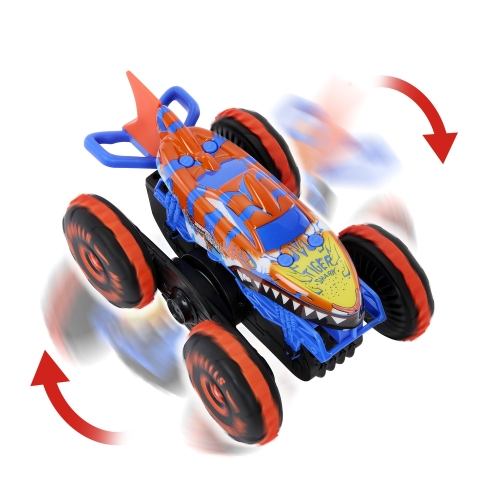 HOT WHEELS® Monster Truck 1:15 Scale Radio Controlled Off-Road Vehicle TIGER SHARK CLIMBER, Mattel (JFR39) / Toy Transport № 2