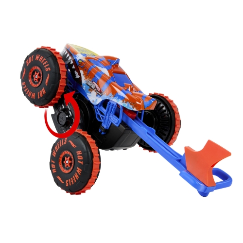 HOT WHEELS® Monster Truck 1:15 Scale Radio Controlled Off-Road Vehicle TIGER SHARK CLIMBER, Mattel (JFR39) / Toy Transport № 14
