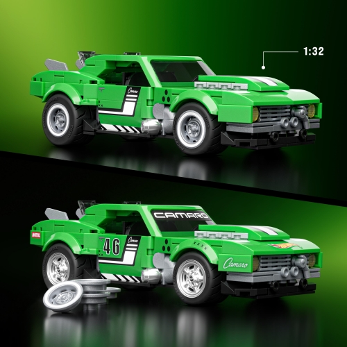 Колекційна машинка-конструктор Camaro серії Speed Mattel Brick Shop, Mattel (04837) / Іграшковий транспорт № 2
