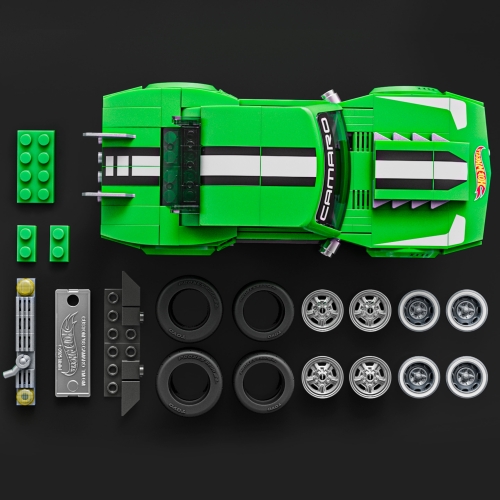 Колекційна машинка-конструктор Camaro серії Speed Mattel Brick Shop, Mattel (04837) / Іграшковий транспорт № 3