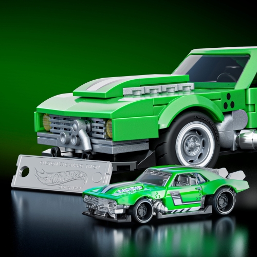 Колекційна машинка-конструктор Camaro серії Speed Mattel Brick Shop, Mattel (04837) / Іграшковий транспорт № 4