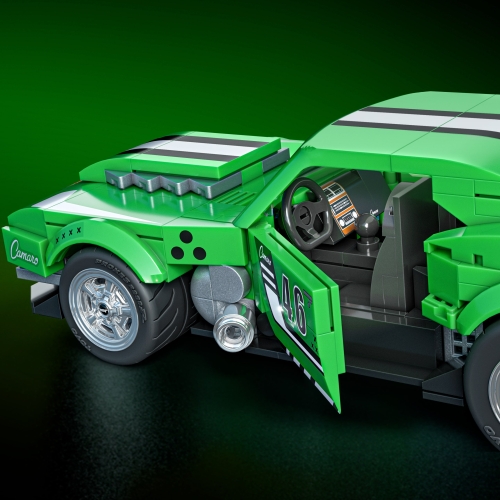 Колекційна машинка-конструктор Camaro серії Speed Mattel Brick Shop, Mattel (04837) / Іграшковий транспорт № 5