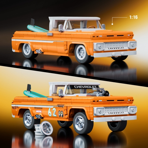 Collectible construction car Chevy from the Elite series Mattel Brick Shop, Mattel (04820) / Toy Transport № 2