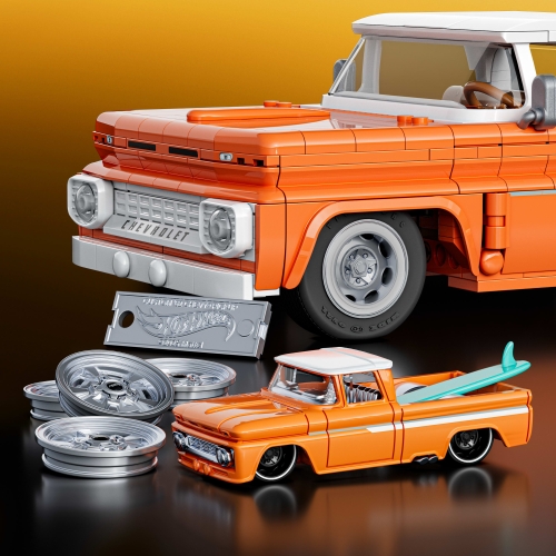 Collectible construction car Chevy from the Elite series Mattel Brick Shop, Mattel (04820) / Toy Transport № 4