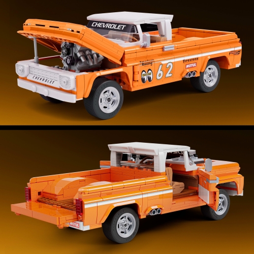 Collectible construction car Chevy from the Elite series Mattel Brick Shop, Mattel (04820) / Toy Transport № 5