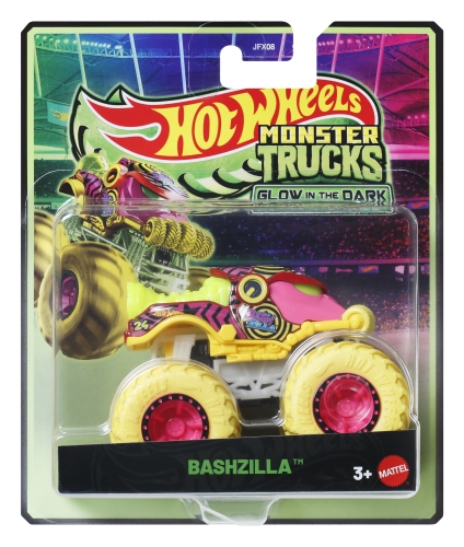 Hot Wheels Monster Trucks Glow-in-the-Dark SUV (in kit), Mattel (07708) / Toy Transport № 11 Kids Republic Hot Wheels Monster Trucks Glow-in-the-Dark SUV (in kit), Mattel (07708) / Toy Transport № 11