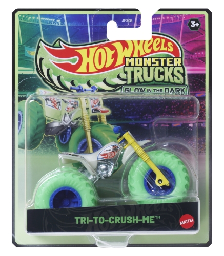 Hot Wheels Monster Trucks Glow-in-the-Dark SUV (in kit), Mattel (07708) / Toy Transport № 6 Kids Republic Hot Wheels Monster Trucks Glow-in-the-Dark SUV (in kit), Mattel (07708) / Toy Transport № 6