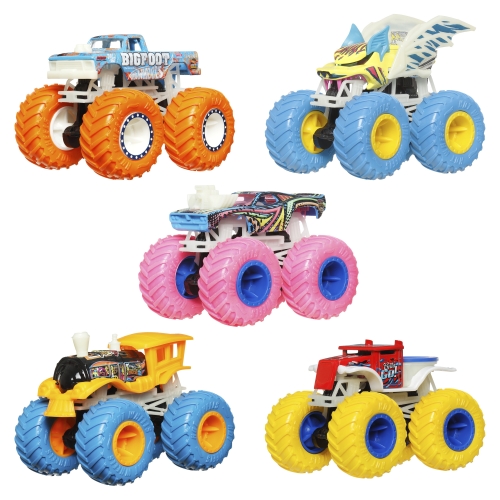 Hot Wheels Monster Trucks Glow-in-the-Dark SUV (in kit), Mattel (07708) / Toy Transport Kids Republic Hot Wheels Monster Trucks Glow-in-the-Dark SUV (in kit), Mattel (07708) / Toy Transport