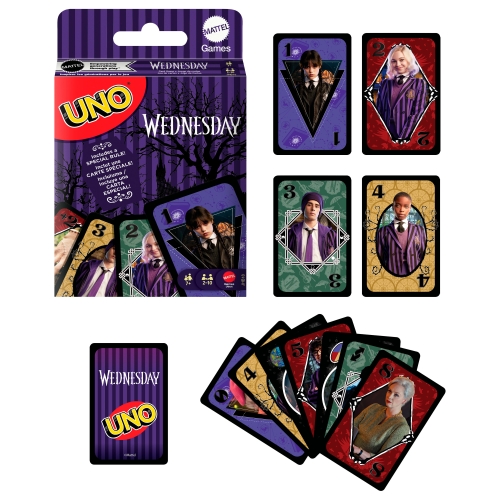 Карточная игра UNO Wednesday, Mattel (26853) / Настольные игры № 5 Kids Republic Карточная игра UNO Wednesday, Mattel (26853) / Настольные игры № 5