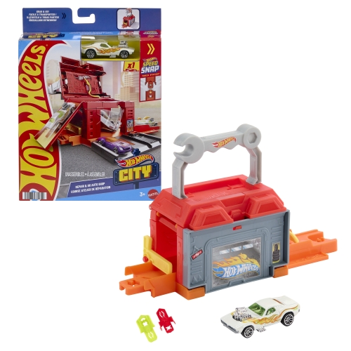 Набор Играй и мчи Hot Wheels (в ас.), Mattel (34629) / Игровые наборы № 8 Kids Republic Набор Играй и мчи Hot Wheels (в ас.), Mattel (34629) / Игровые наборы № 8