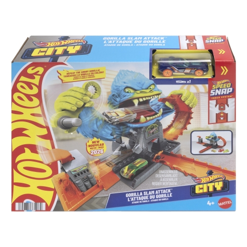 Игровой набор Атака лютой гориллы Hot Wheels, Mattel (34964) / Игровые наборы № 5