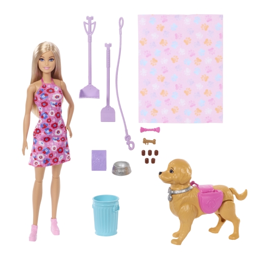 Barbie Walking with the Dog set, Mattel (38887) / Dolls