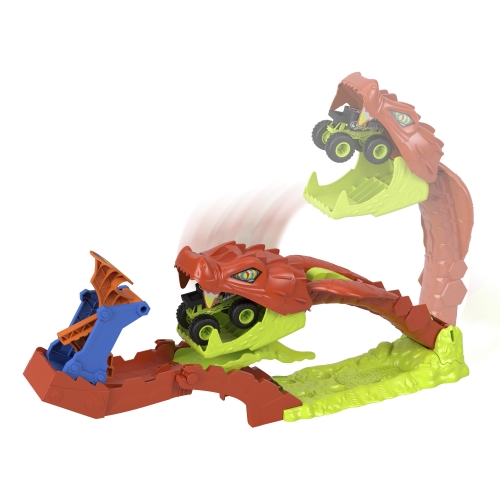 Набор Атака змеи серии Monster Trucks Hot Wheels, Mattel (39723) / Игровые наборы № 3 Kids Republic Набор Атака змеи серии Monster Trucks Hot Wheels, Mattel (39723) / Игровые наборы № 3