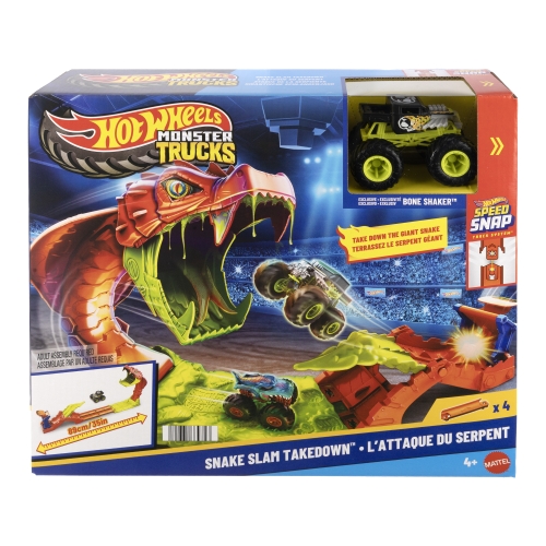 Набор Атака змеи серии Monster Trucks Hot Wheels, Mattel (39723) / Игровые наборы № 7 Kids Republic Набор Атака змеи серии Monster Trucks Hot Wheels, Mattel (39723) / Игровые наборы № 7