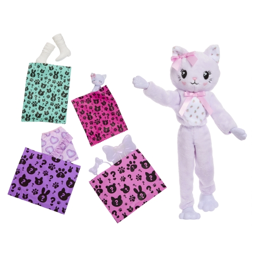 Кукла Barbie Cutie Reveal серии Милые бантики – котенок, Mattel (40422) / Куклы № 5 Kids Republic Кукла Barbie Cutie Reveal серии Милые бантики – котенок, Mattel (40422) / Куклы № 5