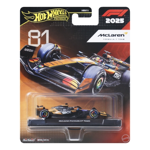 Коллекционный болид McLaren Oscar Piastri #81 Formula 1 Hot Wheels, Mattel (47940) / Игрушечный транспорт № 6