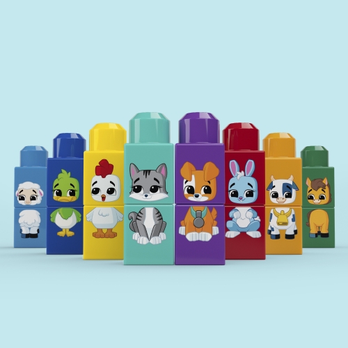 Конструктор Трактор з тваринками Mega Bloks, Mattel (49043) / Іграшковий транспорт № 5 Kids Republic Конструктор Трактор з тваринками Mega Bloks, Mattel (49043) / Іграшковий транспорт № 5