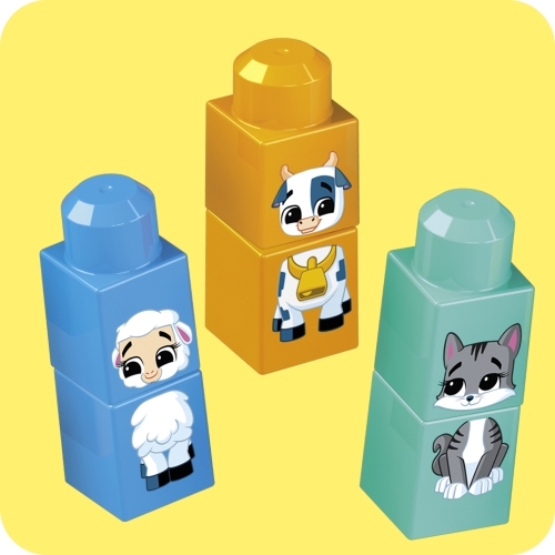 Конструктор Трактор з тваринками Mega Bloks, Mattel (49043) / Іграшковий транспорт № 9 Kids Republic Конструктор Трактор з тваринками Mega Bloks, Mattel (49043) / Іграшковий транспорт № 9