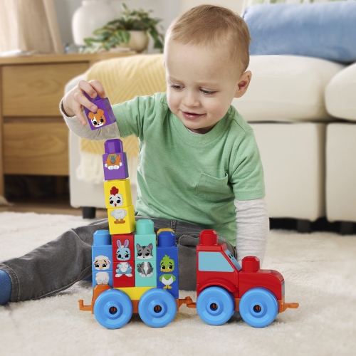 Конструктор Трактор з тваринками Mega Bloks, Mattel (49043) / Іграшковий транспорт № 10 Kids Republic Конструктор Трактор з тваринками Mega Bloks, Mattel (49043) / Іграшковий транспорт № 10