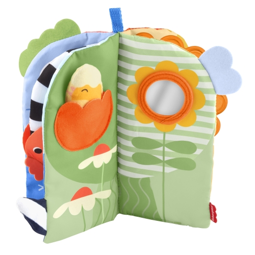 Мягкая развивающая книжечка Fisher-Price, Mattel (54283) / Мягкие игрушки Kids Republic Мягкая развивающая книжечка Fisher-Price, Mattel (54283) / Мягкие игрушки