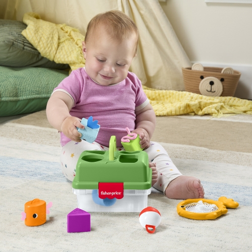 Игрушка-сортер Маленький рыбак Fisher-Price, Mattel (JLB85) / Сортеры и пирамидки № 12 Kids Republic Игрушка-сортер Маленький рыбак Fisher-Price, Mattel (JLB85) / Сортеры и пирамидки № 12