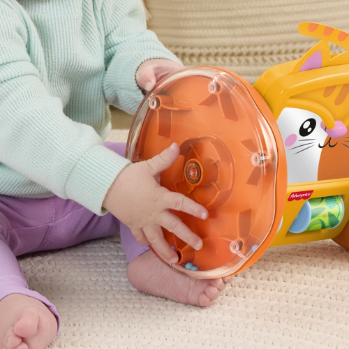 Игрушка-каталка Активный котенок Fisher-Price, Mattel (JLF98) / Каталки № 4 Kids Republic Игрушка-каталка Активный котенок Fisher-Price, Mattel (JLF98) / Каталки № 4