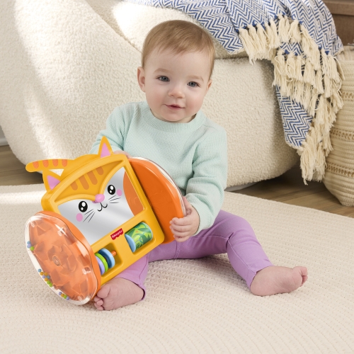 Игрушка-каталка Активный котенок Fisher-Price, Mattel (JLF98) / Каталки № 5 Kids Republic Игрушка-каталка Активный котенок Fisher-Price, Mattel (JLF98) / Каталки № 5