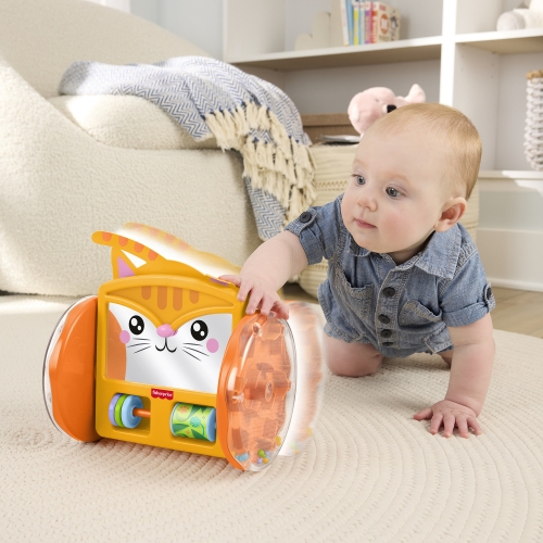 Игрушка-каталка Активный котенок Fisher-Price, Mattel (JLF98) / Каталки № 6 Kids Republic Игрушка-каталка Активный котенок Fisher-Price, Mattel (JLF98) / Каталки № 6