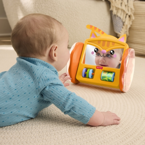 Игрушка-каталка Активный котенок Fisher-Price, Mattel (JLF98) / Каталки № 7 Kids Republic Игрушка-каталка Активный котенок Fisher-Price, Mattel (JLF98) / Каталки № 7