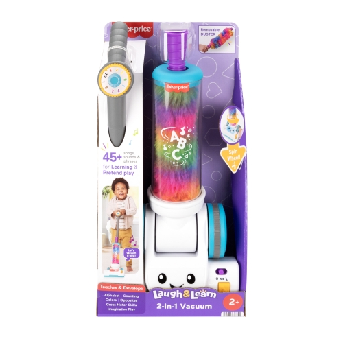 Пылесос Веселая уборка 2-в-1 Fisher-Price (укр.), Mattel (81135) / Игровые наборы № 7