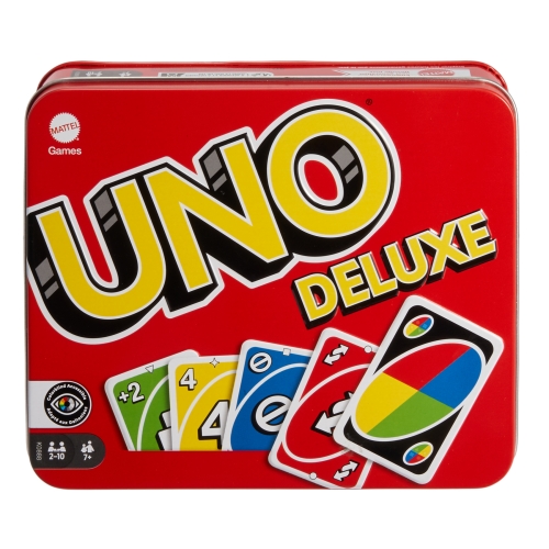 UNO Deluxe Card Game, Mattel (K0888) / Board Games № 5 Kids Republic UNO Deluxe Card Game, Mattel (K0888) / Board Games № 5