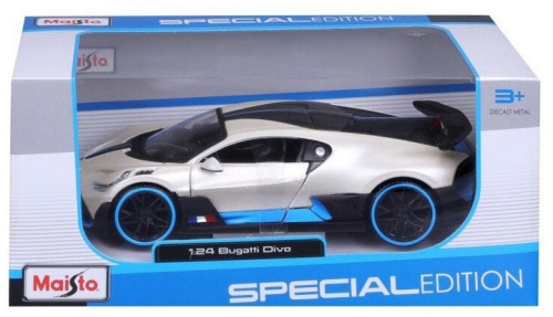 Машинка іграшкова Bugatti Divo, масштаб 124, Maisto (70290) / Іграшки № 8 Kids Republic Машинка іграшкова Bugatti Divo, масштаб 124, Maisto (70290) / Іграшки № 8